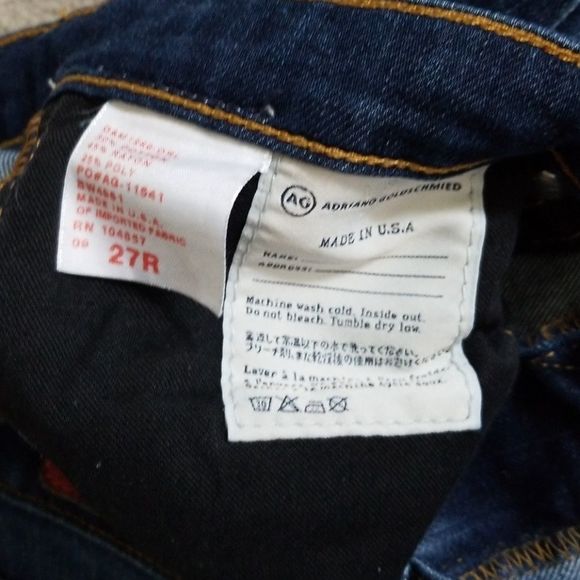 AG Adriano Goldschmied jeans Stevie 27 - Picture 3 of 5